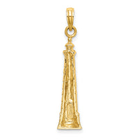 14K 2-D Cape Hatteras Lighthouse Charm-K8235