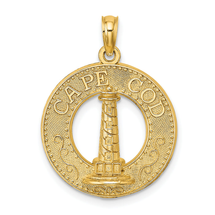 14K CAPE COD Lighthouse Charm-K8237