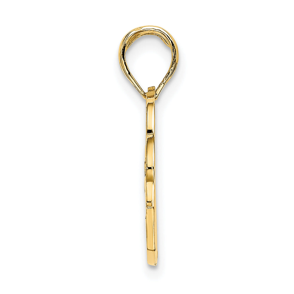 14K SAN DIEGO Banner Dolphins Charm-K8243