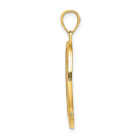 14K ST. MARTIN w/ Dolphin Sunset Charm-K8248