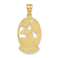 14K ST. MARTIN w/ Dolphin Sunset Charm-K8248