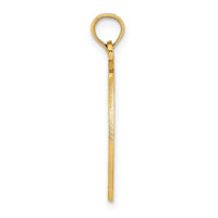 14K KEY WEST Sailboat Circle Charm-K8263
