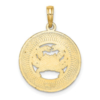 14K OCEAN CITY w/ Crab Charm-K8265