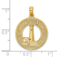 14K CAPE MAY w/ Lighthouse Charm-K8274