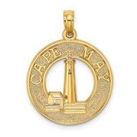 14K CAPE MAY w/ Lighthouse Charm-K8274