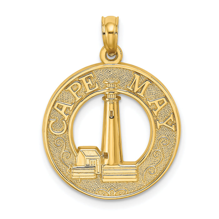 14K CAPE MAY w/ Lighthouse Charm-K8274