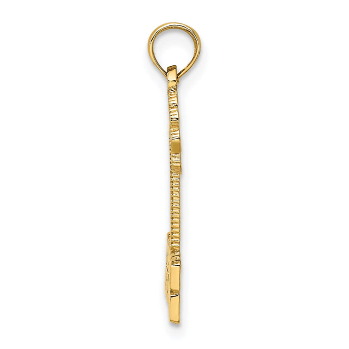 14K MARCO ISLAND Palm Tree Charm-K8277