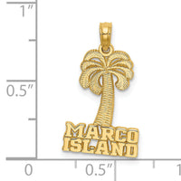 14K MARCO ISLAND Palm Tree Charm-K8277