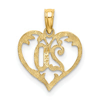 14K 20 In Heart Charm-K8287
