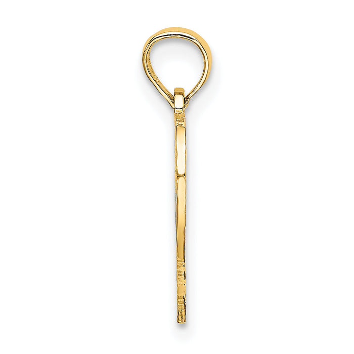 14K 21 In Heart Charm-K8288