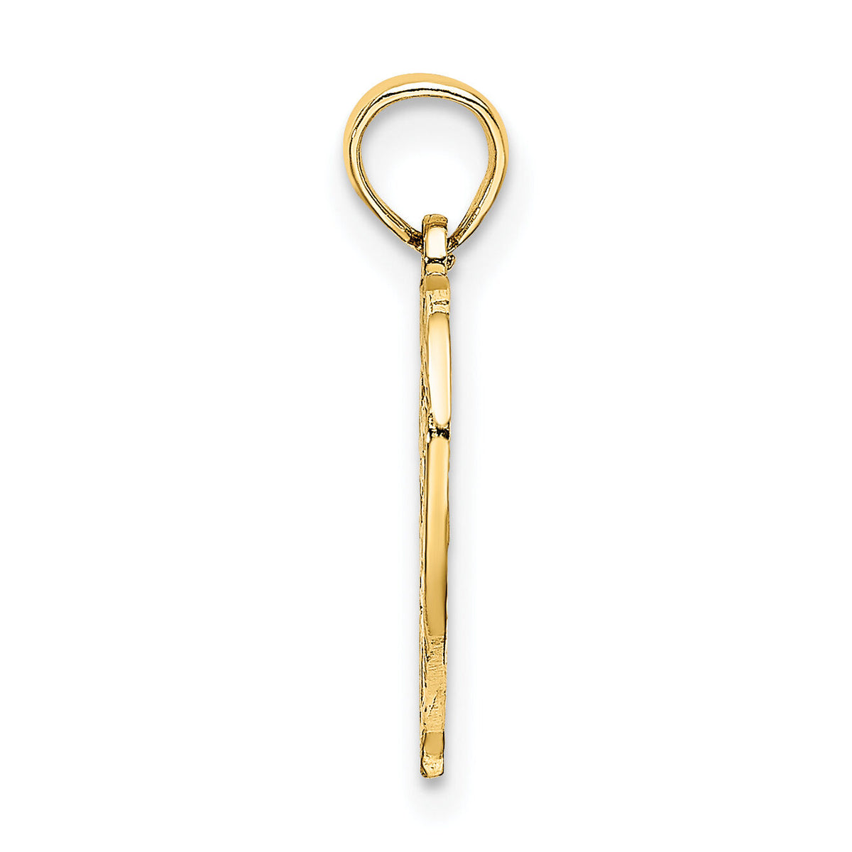 14K 35  In Heart Charm-K8291