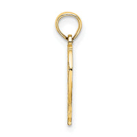 14K 35  In Heart Charm-K8291