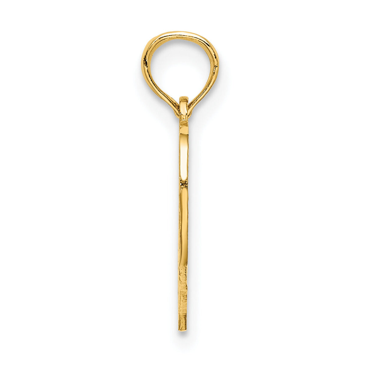 14K 40 In Heart Charm-K8292