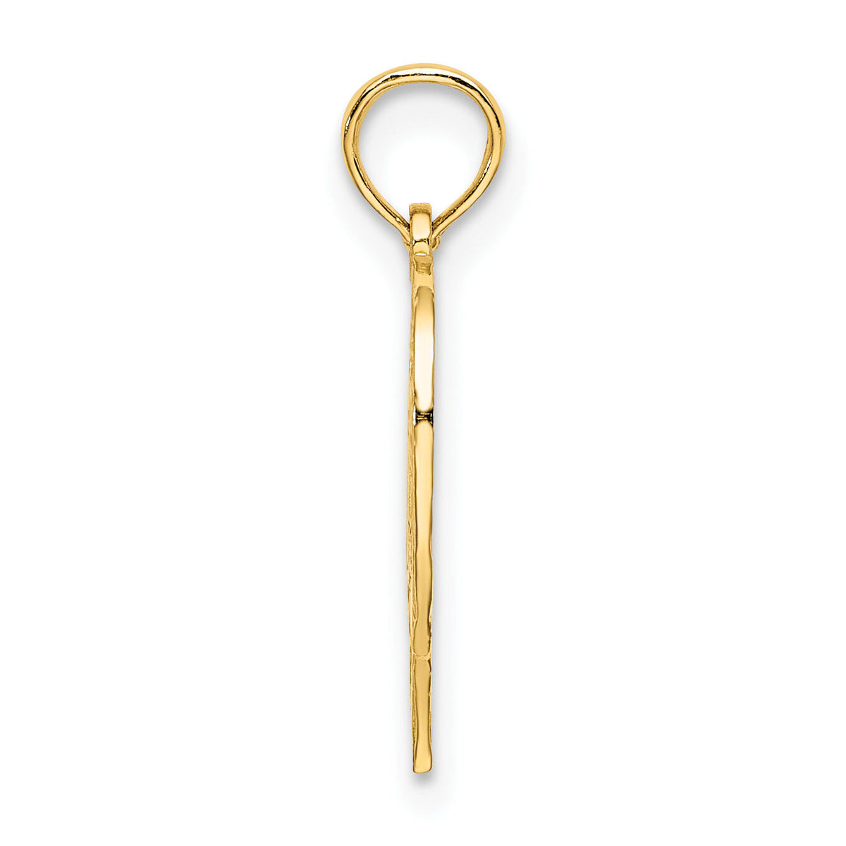 14K 70 In Heart Charm-K8294