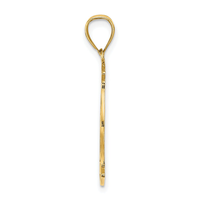 14K VFD DWIGHT MEMBER In Shield Charm-K8318