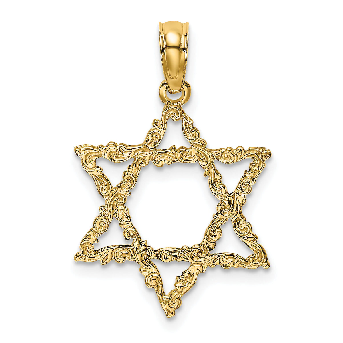 14K Star Of David Charm-K8355