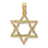 14K Star Of David Charm-K8355