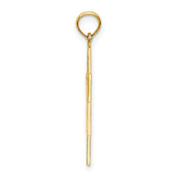 14K Textured Star Of David Charm-K8359