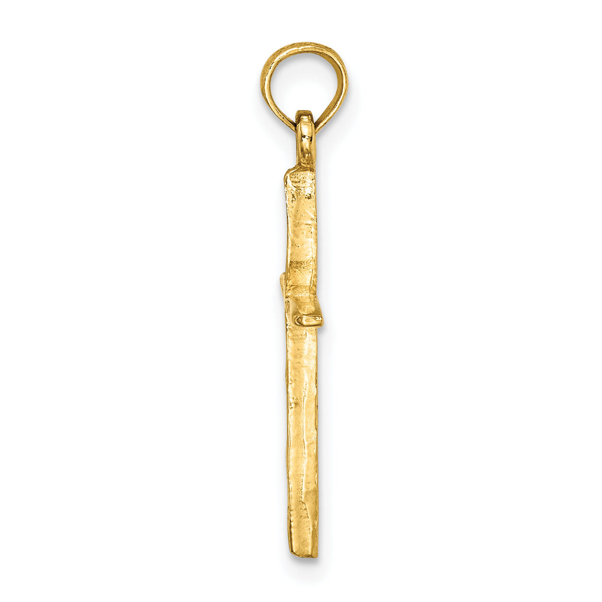 14K D/C with Tapered Ends Cross Charm-K8363