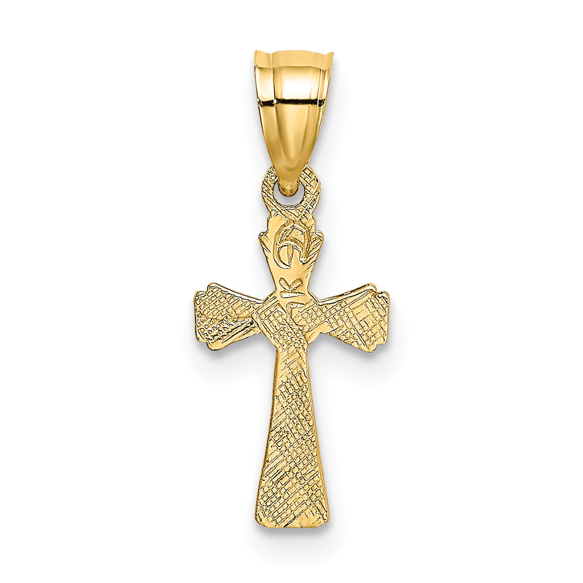 14K Mini Cross Charm-K8415