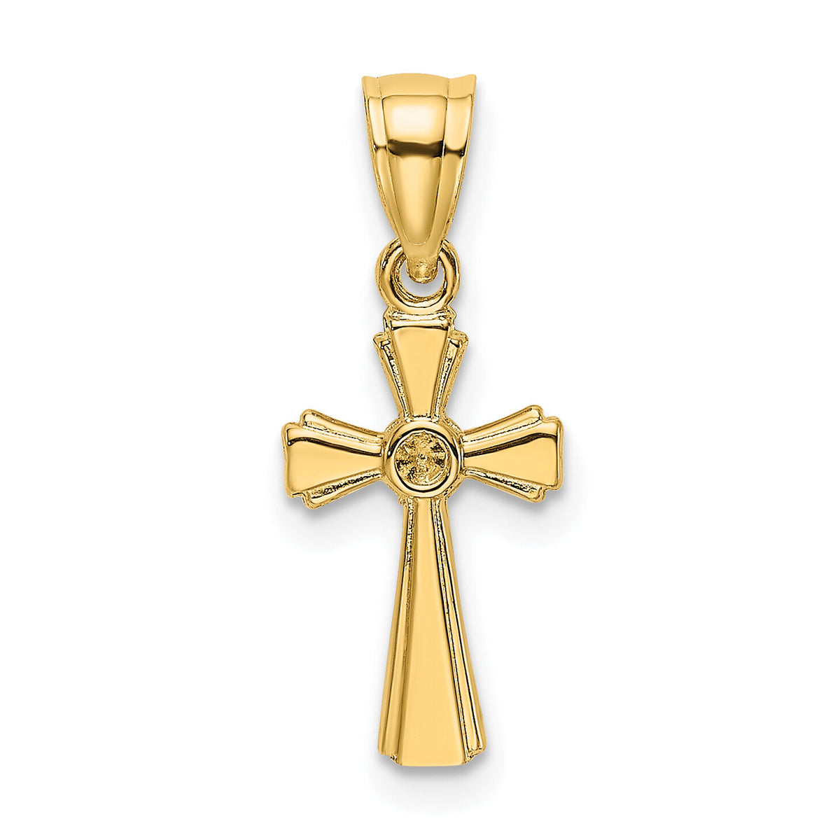 14K Mini Cross Charm-K8415