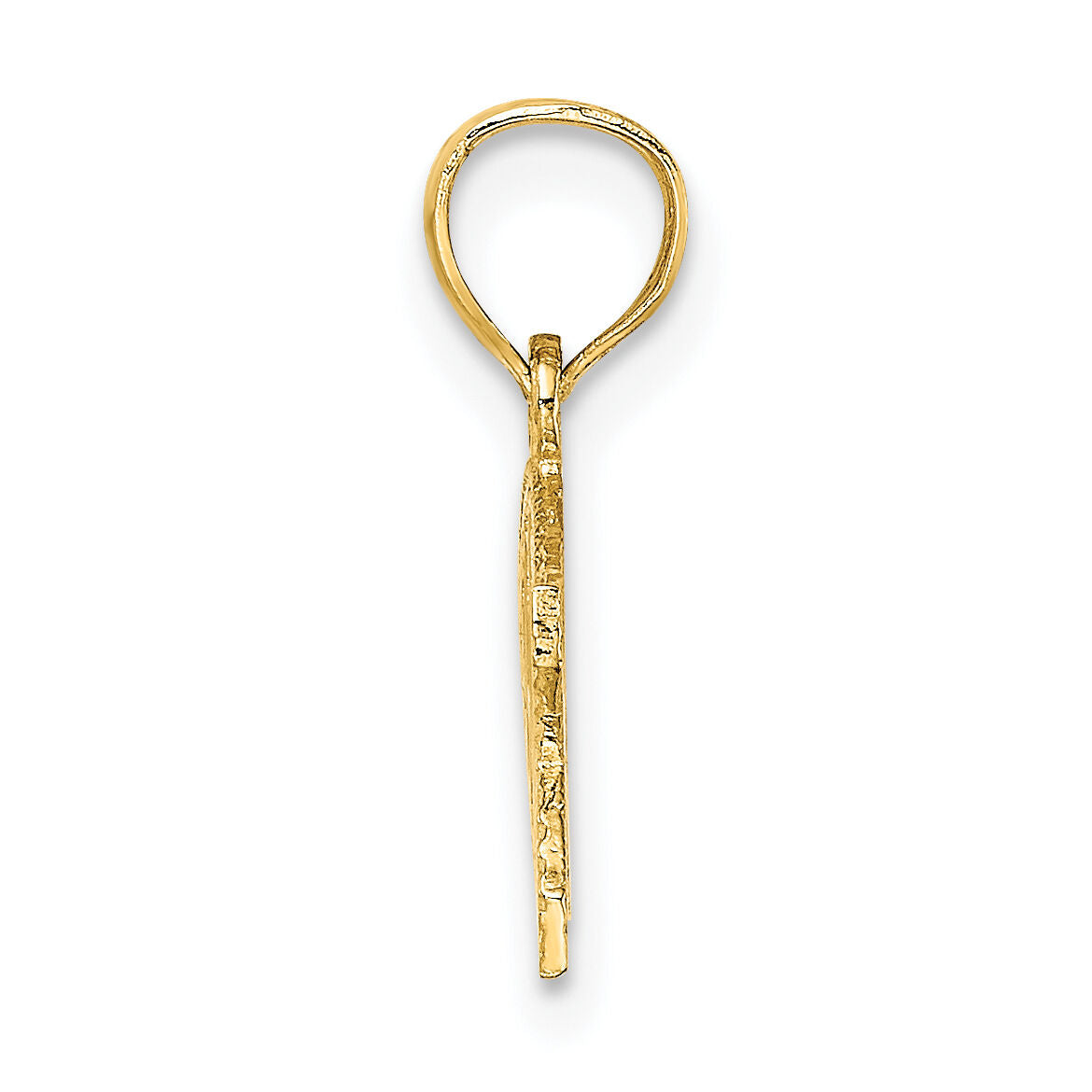 14K WWJD  Ichthus Charm-K8447
