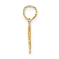 14K WWJD  Ichthus Charm-K8447