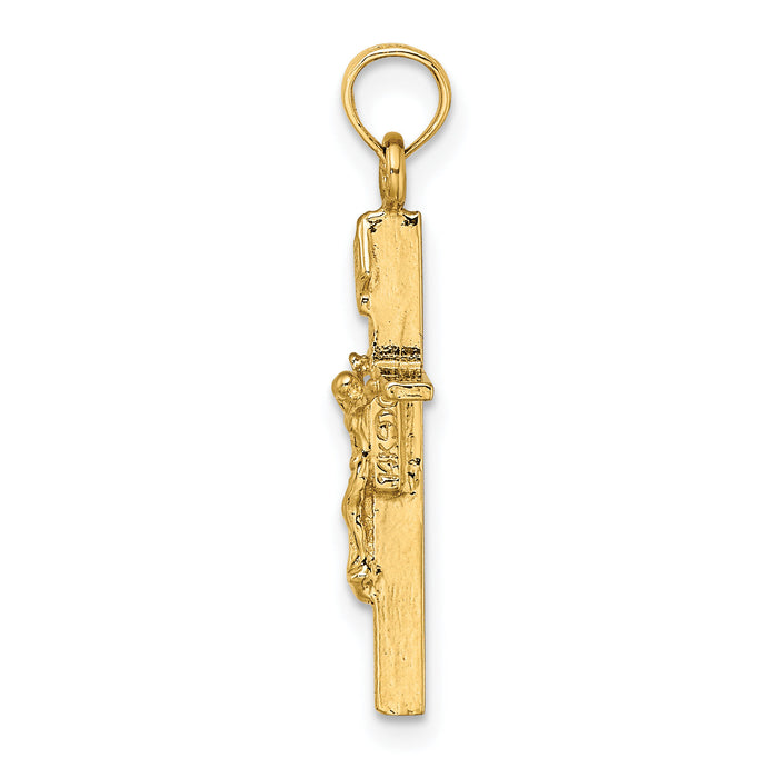 14K INRI Crucifix Charm-K8463