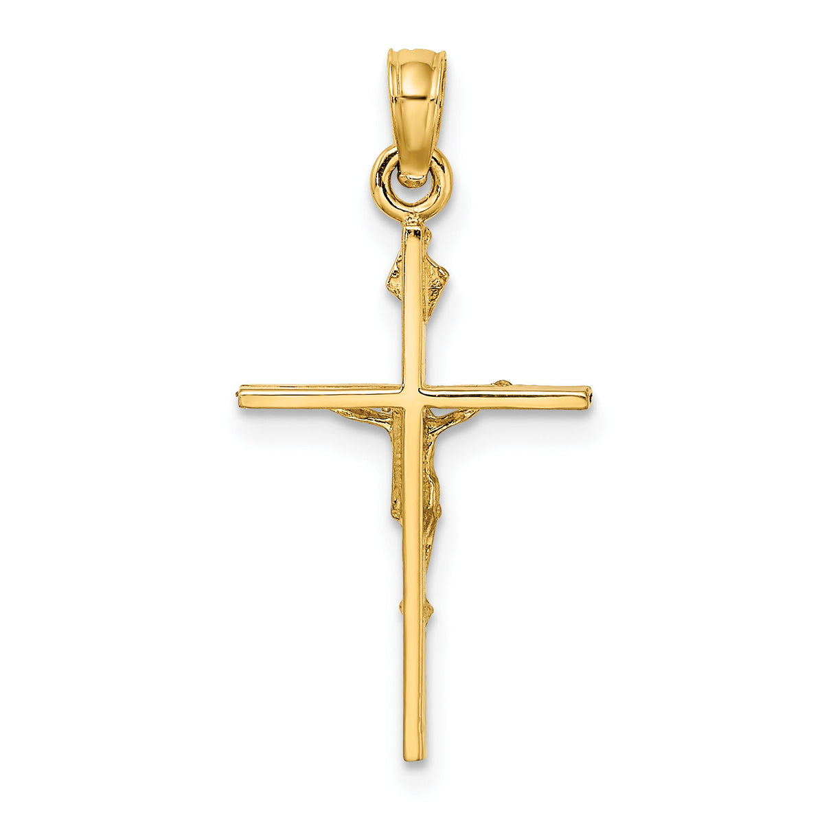 14K INRI Crucifix Charm-K8463
