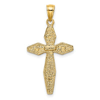 14K Polished Crucifix Charm-K8469