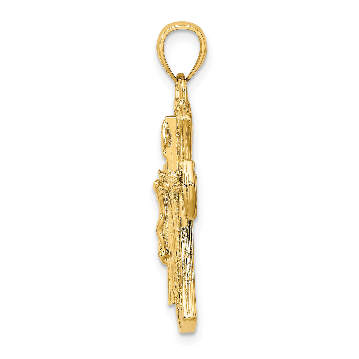 14K Crucifix Charm-K8471