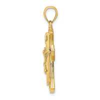 14K Crucifix Charm-K8471