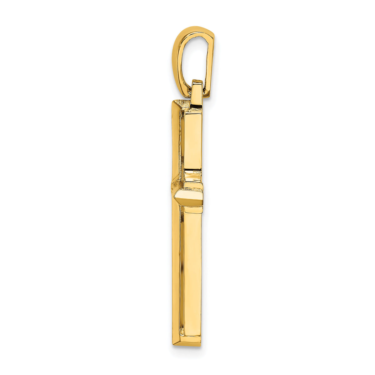 14K Polished Cross Charm-K8501