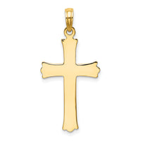 14K Cross W/Starburst Center Charm-K8509
