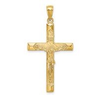 14K Crucifix Charm-K8520