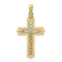 14k Fancy Crucifix Charm-K8549