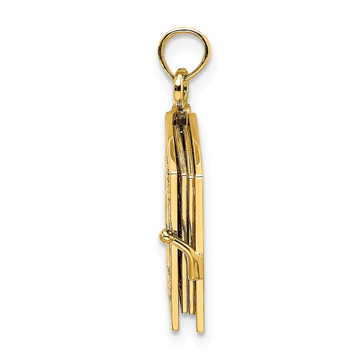 14K 3-D w/ Moveable Pages Prayer Of Jabez Book Charm-K8565