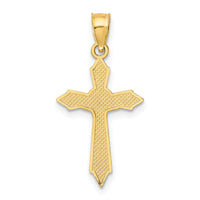 14K W/ Arrow Pointed Ends Crucifix Charm-K8585