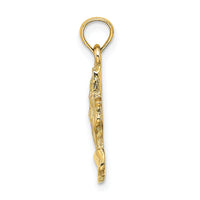14K 2-D Praying Hands Charm-K8593