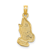14K 2-D Praying Hands Charm-K8593