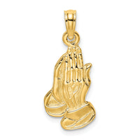 14K 2-D Praying Hands Charm-K8593