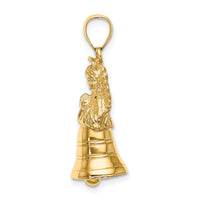 14K 3-D w/ Moveable Angel Charm-K8604
