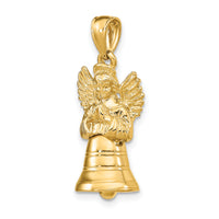 14K 3-D w/ Moveable Angel Charm-K8604