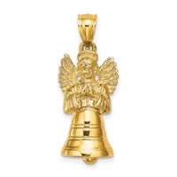 14K 3-D w/ Moveable Angel Charm-K8604