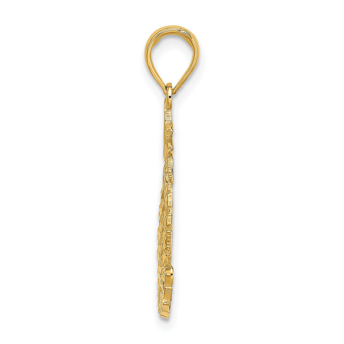 14K BAHAMAS Pineapple Charm-K8654
