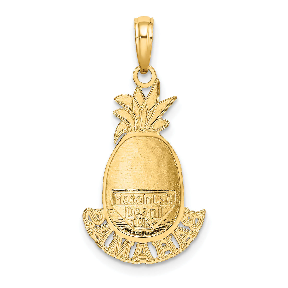 14K BAHAMAS Pineapple Charm-K8654