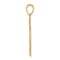 14K BAHAMAS Crest In Textured Frame Charm-K8660