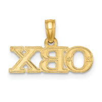 14K Polished OBX Charm-K8670