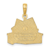 14K The VICTORIAN ROSE - CAPE MAY, NJ Charm-K8692