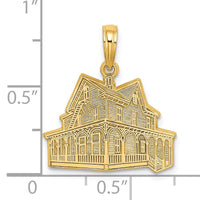 14K The VICTORIAN ROSE - CAPE MAY, NJ Charm-K8692